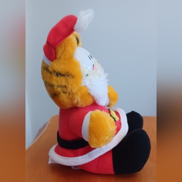 1983 Garfield United Feature  Syndicate Santa Plush 7" - Picture 5 of 8